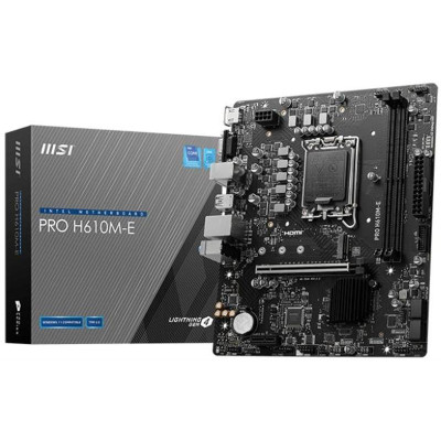 Материнська плата MSI Pro H610M-E Socket 1700 Материнська плата MSI Pro H610M-E Socket 1700
