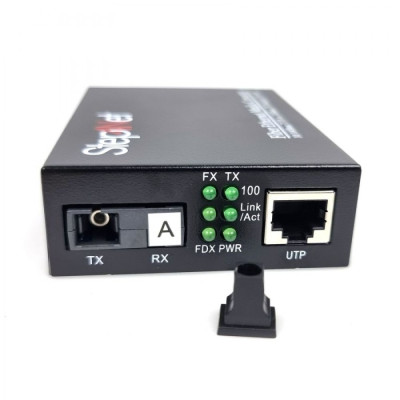 Медіаконвертер Step4Net (MC-R-0,1-1SM-1310nm-20) 10/100 Мб, 20км Медіаконвертер Step4Net (MC-R-0,1-1SM-1310nm-20) 10/100 Мб, 20км