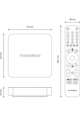 Медіаплеєр Thomson Streaming Box 4K UHD 240G