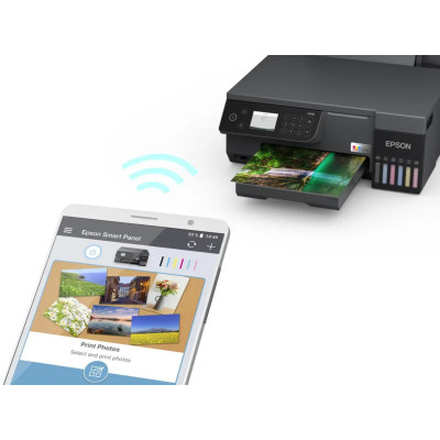 Багатофункціональний пристрій А4 кол. Epson EcoTank L8100 Wi-Fi (C11CK94401)