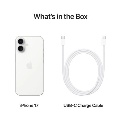 Смартфон Apple iPhone 17 256GB White (MG6K4AF/A) Смартфон Apple iPhone 17 256GB White (MG6K4AF/A)