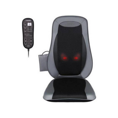 Масажна накидка на крісло NAIPO Neck & Back Massager з підігрівом, вібрацією та функцією масажу Шиатцу (MGBK-2606H)