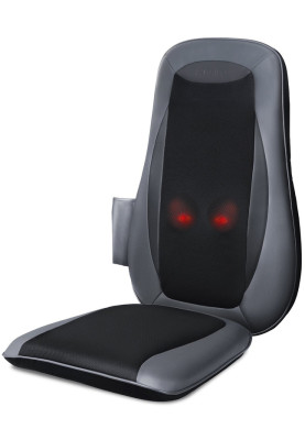 Масажна накидка на крісло NAIPO Neck & Back Massager з підігрівом, вібрацією та функцією масажу Шиатцу (MGBK-2606H)