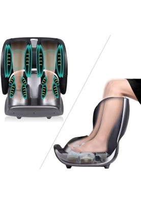 Масажер NAIPO Foot and Calf 2 in 1 Massager для ніг з підігрівом, вібрацією та функцією масажу Шиацу (MGF-3600)