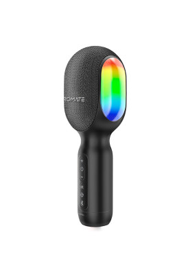Мікрофон для караоке Promate VocalMic Bluetooth LED Black