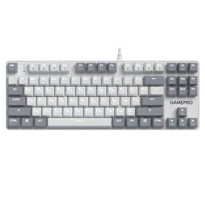 Клавіатура GamePro Genesis Metallic MK110W Outemu Red Swithes USB White