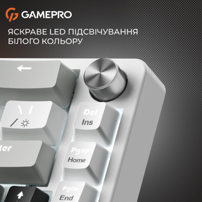 Клавіатура GamePro Genesis MK116 Silverlight