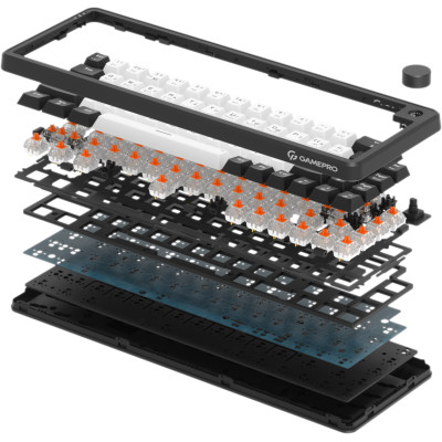 Клавіатура бездротова GamePro Asgard Valhalla MK210B Pro Black