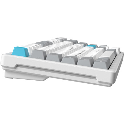 Клавіатура бездротова GamePro Asgard Yord Keychron Super Red Switch White (MK266WH)