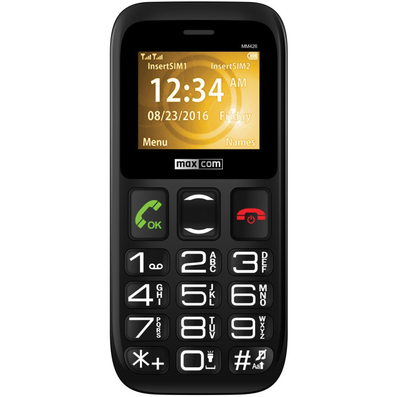 Мобiльний телефон Maxcom MM426 Black