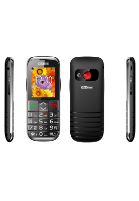 Мобiльний телефон Maxcom MM720 Black