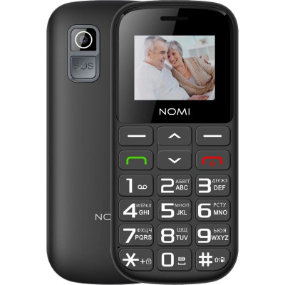 Мобiльний телефон Nomi i1871 Dual Sim Black Мобiльний телефон Nomi i1871 Dual Sim Black