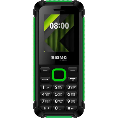 Мобiльний телефон Sigma mobile X-style 18 Track Dual Sim Black/Green Мобiльний телефон Sigma mobile X-style 18 Track Dual Sim Black/Green