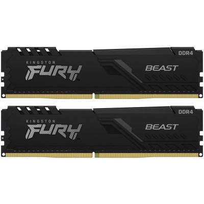 Модуль пам`ятi DDR4 2x16GB/3200 Kingston Fury Beast Black (KF432C16BB1K2/32WP)