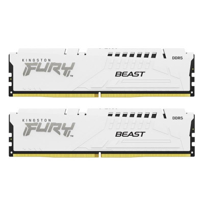 Модуль пам`ятi DDR5 2х16GB/6000 Kingston Fury Beast White (KF560C30BWK2-32)