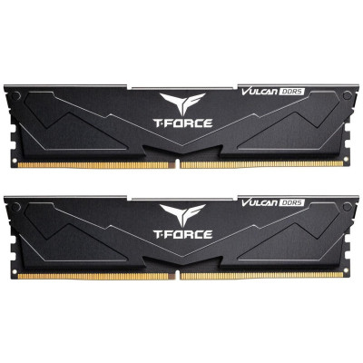 Модуль пам`ятi DDR5 2x16GB/6000 Team T-Force Vulcan Black (FLBD532G6000HC38GDC01)