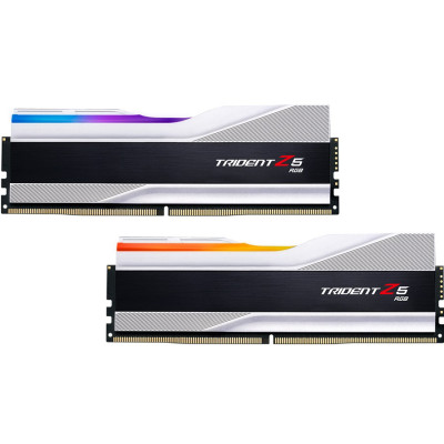 Модуль пам`ятi DDR5 2x16GB/7200 G.Skill Trident Z5 RGB Silver (F5-7200J3445G16GX2-TZ5RS) Модуль пам`ятi DDR5 2x16GB/7200 G.Skill Trident Z5 RGB Silver (F5-7200J3445G16GX2-TZ5RS)