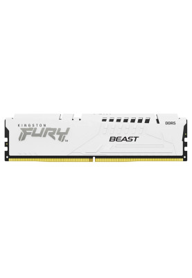 Модуль пам`яті DDR5 32GB/6000 Kingston Fury Beast White (KF560C36BWE-32)