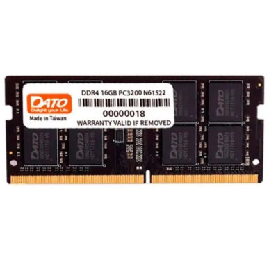 Модуль пам`ятi SO-DIMM DDR4 16GB/3200 Dato (DT16G4DSDND32)