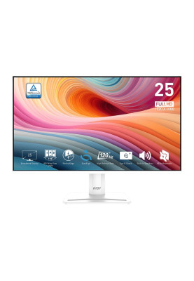 Монітор MSI 24.5" Pro MP251W E2 IPS White 120Hz