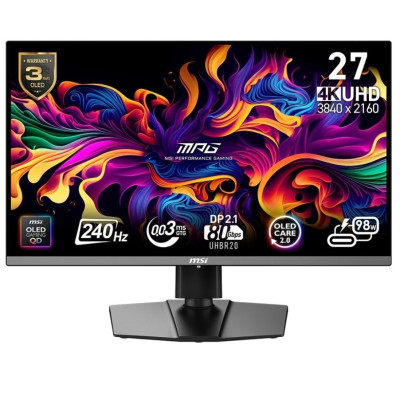 Монітор MSI 26.5" MPG 272URX QD-OLED Black 240Hz
