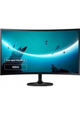 Монiтор Samsung 27" Essential S3 LS27D360 (LS27D360GAIXCI) VA Black Curved 100Hz