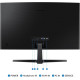 Монiтор Samsung 27" Essential S3 LS27D366 (LS27D366GAIXCI) VA Black Curved 100Hz