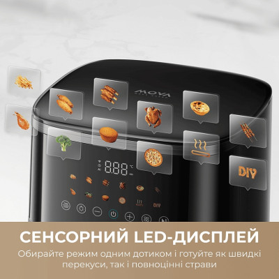 Мультипіч Mova AeroChef FD10 Pro Max Black (MOVA-FD10-PMAX-B) Мультипіч Mova AeroChef FD10 Pro Max Black (MOVA-FD10-PMAX-B)