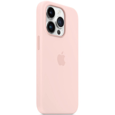 Чохол-накладка Apple Silicone Case with MagSafe для Apple iPhone 14 Pro Chalk Pink (MPTH3) Чохол-накладка Apple Silicone Case with MagSafe для Apple iPhone 14 Pro Chalk Pink (MPTH3)