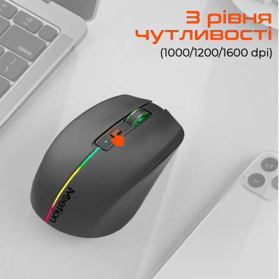Миша бездротова Meetion BTM002 Black (MT-BTM002-A)