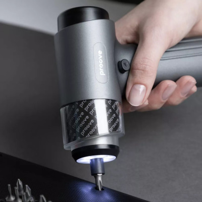 Набір електричних викруток Proove Driller 36in1 Gray (MTSD35000003) Набір електричних викруток Proove Driller 36in1 Gray (MTSD35000003)