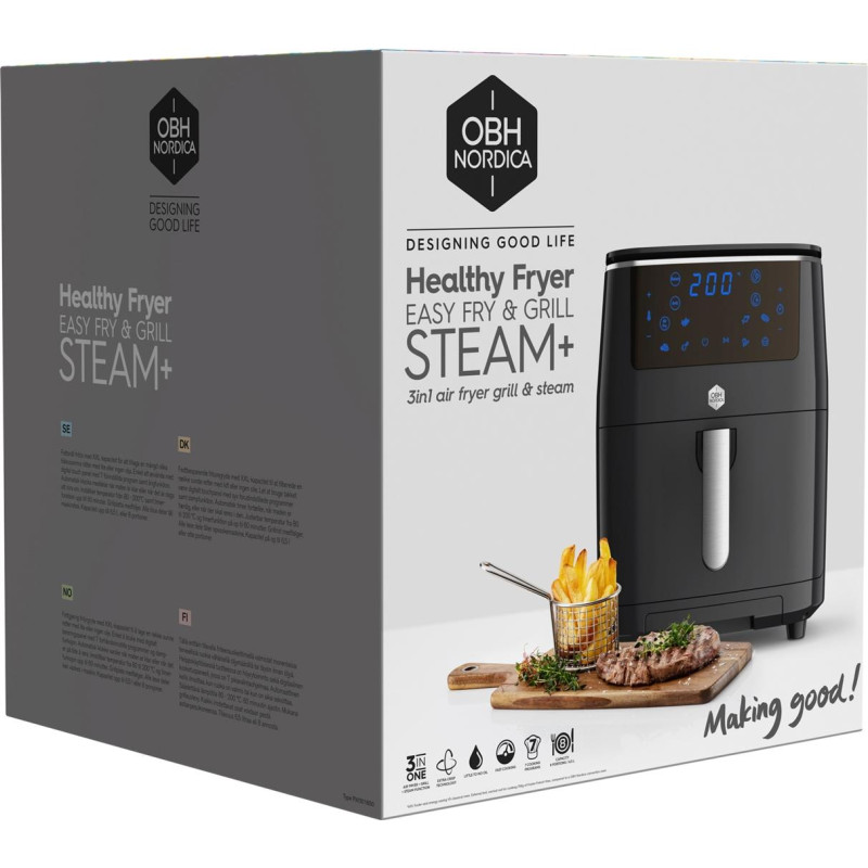 Мультипіч OBH Nordica Easy Fry&Grill Steam FW2018S0