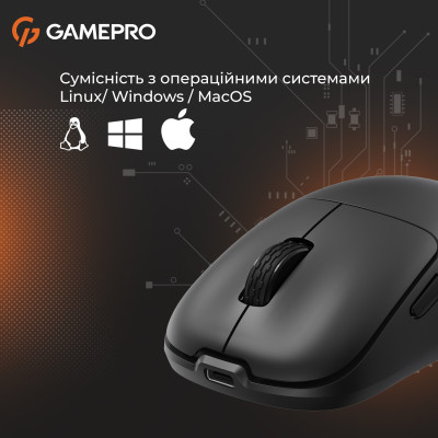 Миша бездротова GamePro GM990B Black