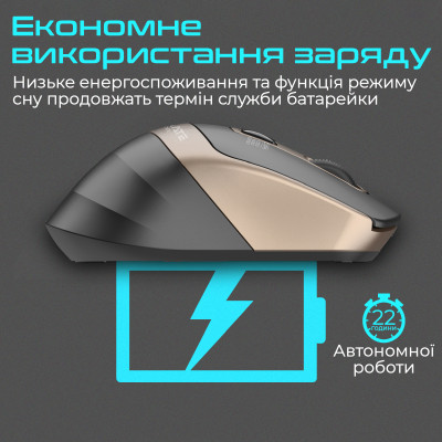 Миша бездротова Promate Samit Gold Миша бездротова Promate Samit Gold