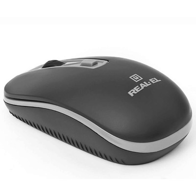 Миша бездротова REAL-EL RM-303 Black/Grey Миша бездротова REAL-EL RM-303 Black/Grey