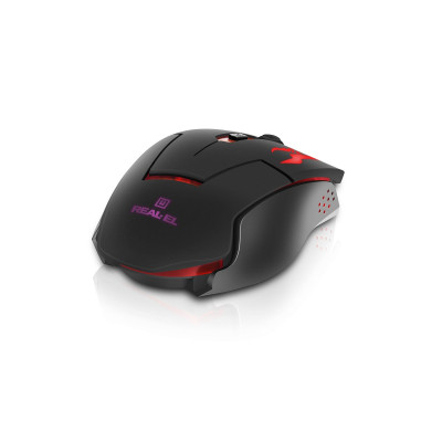 Миша REAL-EL RM-520 Gaming Black (EL123200020) Миша REAL-EL RM-520 Gaming Black (EL123200020)