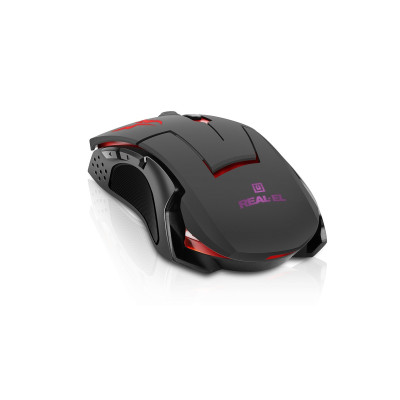Миша REAL-EL RM-520 Gaming Black (EL123200020) Миша REAL-EL RM-520 Gaming Black (EL123200020)