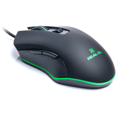 Миша REAL-EL RM-550 Black (EL123200027)