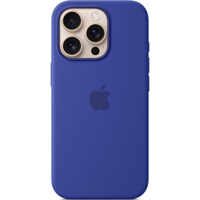 Чохол-накладка Apple Silicone Case with MagSafe для Apple iPhone 16 Pro Ultramarine (MYYP3) Чохол-накладка Apple Silicone Case with MagSafe для Apple iPhone 16 Pro Ultramarine (MYYP3)