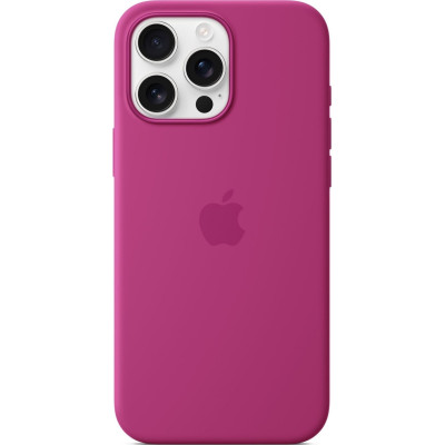 Чохол-накладка Apple Silicone Case with MagSafe для Apple iPhone 16 Pro Max Fuchsia (MYYX3)