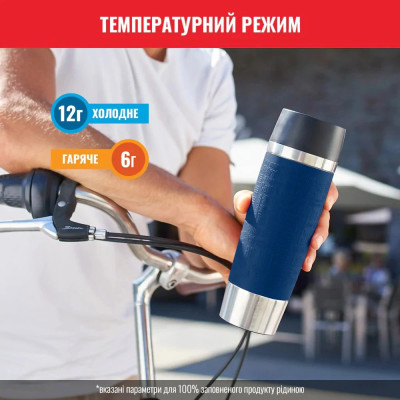 Термочашка Tefal Travel Mug Classic 500 мл Blue (N2022110) Термочашка Tefal Travel Mug Classic 500 мл Blue (N2022110)