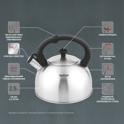 Чайник Tefal Duetto+ 2.5 л (N4210310) Чайник Tefal Duetto+ 2.5 л (N4210310)