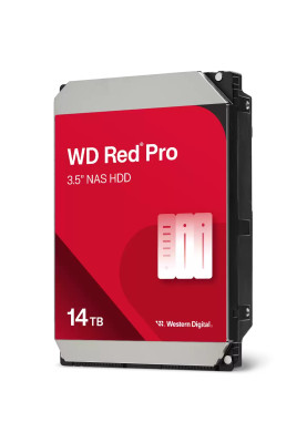 Накопичувач HDD SATA 14.0TB WD Red Pro NAS 7200rpm 512MB (WD142KFGX)