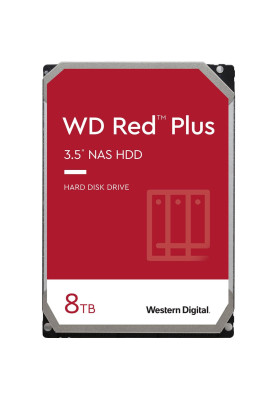 Накопичувач HDD SATA 8.0TB WD Red Plus 5640rpm 256MB (WD80EFPX)