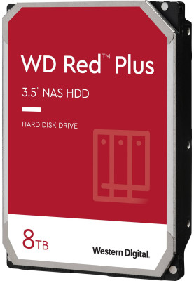 Накопичувач HDD SATA 8.0TB WD Red Plus 5640rpm 256MB (WD80EFPX)