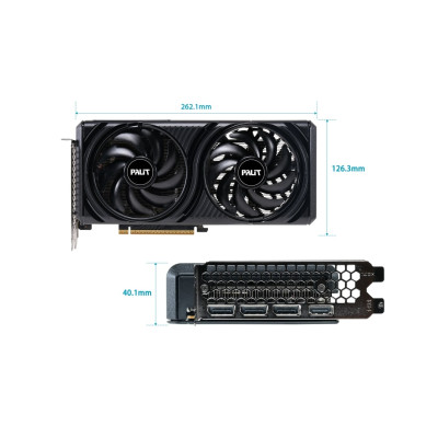 Відеокарта GF RTX 5060 8GB GDDR7 Infinity 2 OC Palit (NE75060V19P1-GB2063L)