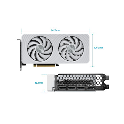 Відеокарта GF RTX 5060 Ti  8GB GDDR7 White OC Palit (NE7506TU19P1-GB2062M)