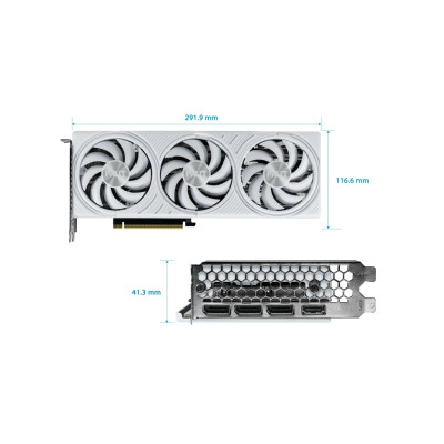 Відеокарта GF RTX 5070 12GB GDDR7 White OC Palit (NE75070U19K9-GB2050W)