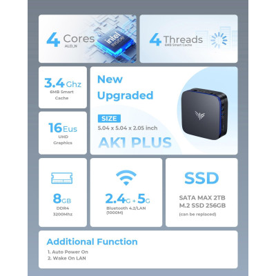 Неттоп NiPoGi AK1 Plus (634562469724)