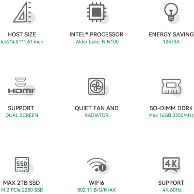Неттоп Trigkey Green G4 (Z000000869257)
